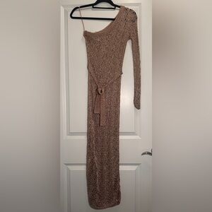 Love sense Dress Cover up  rose gold